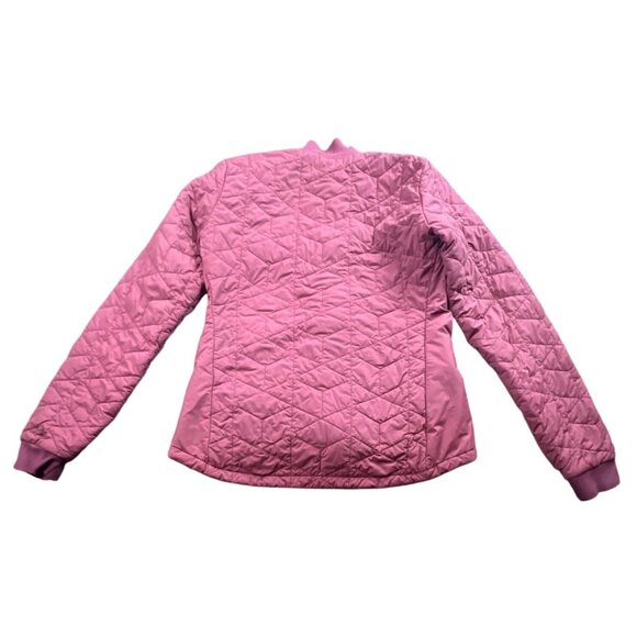 Duluth Trading  Agiloft Womens Bran Coat Quilted  Bomer Jacket S Red/Maroon - Picture 7 of 7